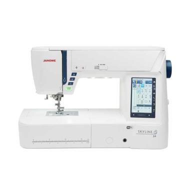 Janome Skyline S9 Mesin Jahit dan Bordir Komputer - Putih PUTIH