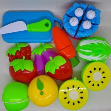MAINAN BUAH POTONG MF20 MAINAN BUAH POTONG DAN KUE POTONG MAINAN BUAH