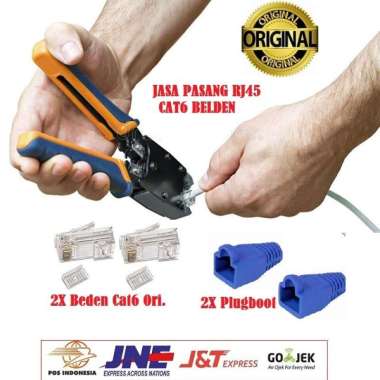 JASA PASANG RJ45 CAT6 BELDEN RJ 45 CAT 6 ORIGINAL