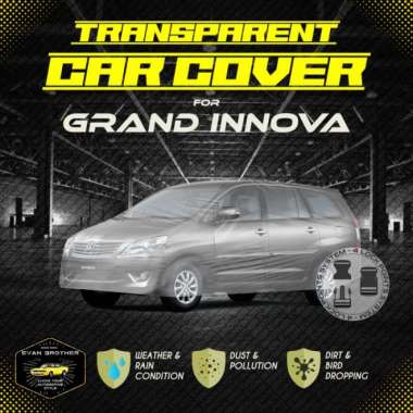 Cover Sarung Mobil Plastik Transparan Anti Air GRAND INNOVA