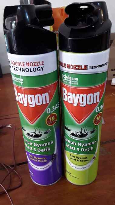 Baygon aerol 600Ml silky lavender