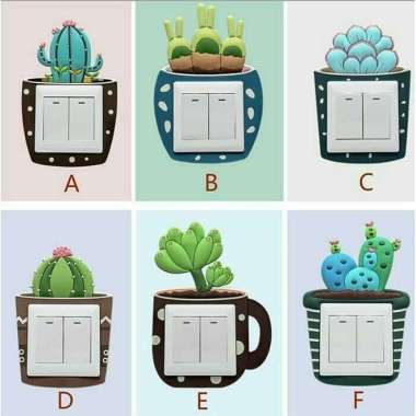 Sticker Saklar Glow In The Dark