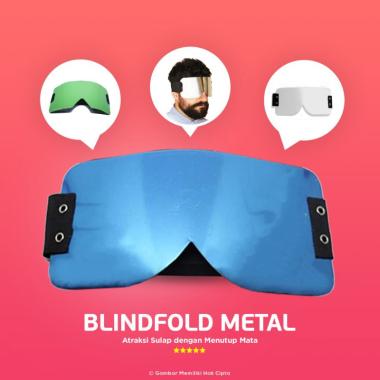 Uzop Magic Shop Blindfold Metal Alat Sulap