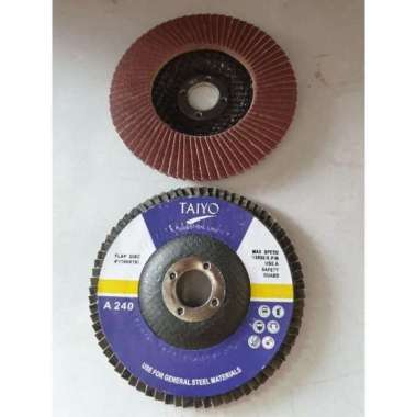 Mata Gerinda Amplas Susun Flap Disc Taiyo Grid 240