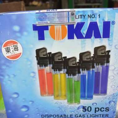 mancis tokai per box isi 50 pcs segel