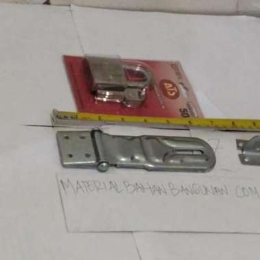PAKET OVERVAL PLAT TEKNIK SBY 5 INCH GEMBOK ATS 50MM PENGAMAN RUMAH