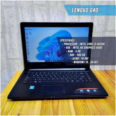 Laptop Lenovo G40 i3-4030U HD Graphics 4000 Ram 4/500Gb Black