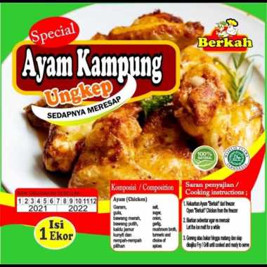 Ayam Kampung Ungkep 1 Ekor Frozen Food Berkah
