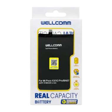 Baterai Batre HP Poco X3 X3 Pro BN57 Original Wellcomnm Murah Bergaransi