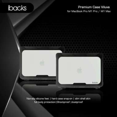 ibacks Viluva Case for MacBook Pro M1 Pro / M1 Max 14Inch List Black