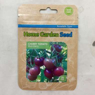 Benih Bibit Black Cherry Tomato Buah Tomat Mini Warna Hitam Ungu