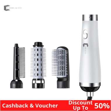 Hair Dryer Pengering Rambut Professional Ionic Salon Sisir Blow Alat Pengering white