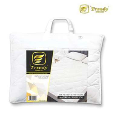 Trendy Mattress Protector 100% Silicone - Matras / Pelindung Kasur 90 x 200 x 30