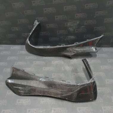 Cover Side Bawah Bordes Part Original Yamaha Aerox Carbon Kevlar