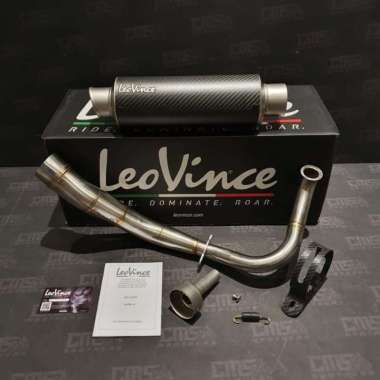 Knalpot Leovince Full System GP Corsa Matte Carbon PCX