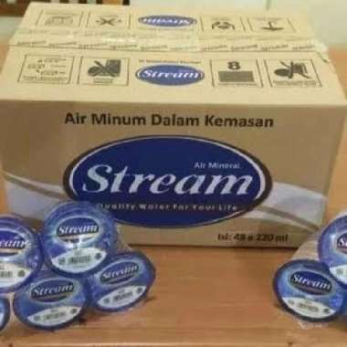 air mineral kemasan stream gelas 1dus