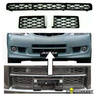 Cover Bumper Radiator/Grill Jaring Radiator Avanza Xenia Vvti 2007-201 - Hitam