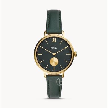 FOSSIL Kayla Three-Hand Original Jam Tangan Wanita Gold Green
