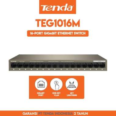 Tenda TEG1016M Switch Gigabit Tenda TEG1016 M 16 Port Support VLAN