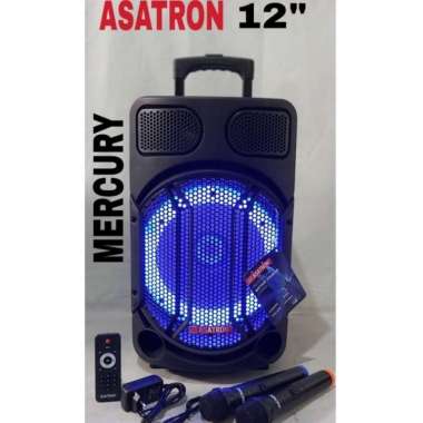 SPEAKER ASATRON MERCURY 12INCH WIRELESS BLUETOOTH USB MEETING MP3