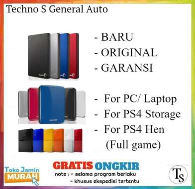Hardisk 2TB PS4 / Hardisk 1TB PS4 / Harddisk 2TB PS4 Game Storage 1TB PS4Hen Fullgame - 1 tb