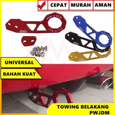 TOWING PWJDM BELAKANG TOWING HOOK REAR PWJDM UNIVERSAL IMPORT Hitam warna
