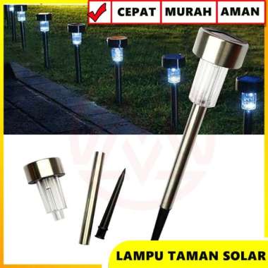 LAMPU TAMAN TANCAP LED SOLAR TENAGA MATAHARI GARDEN LAMP SOLAR POWER