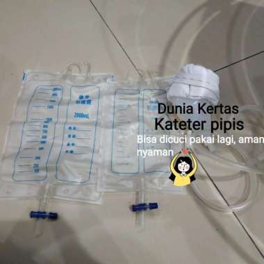 Silikon Pengumpul Air Seni Untuk Pria Plus Urine Kateter