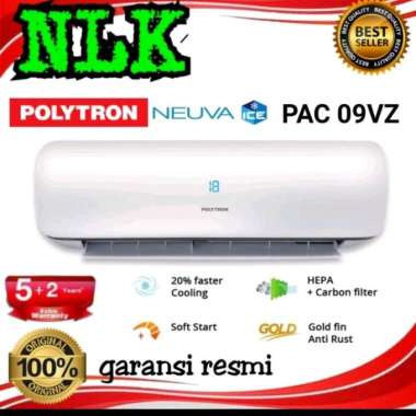 AC POLYTRON 1 PK + PASANG INSTALASI NEUVA ICE PAC 09VX 1 PK 09 VX
