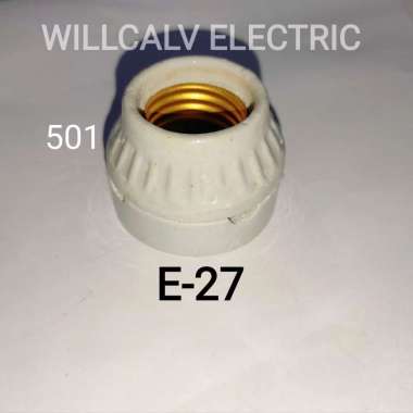 FITING LAMPU KERAMIK E27 / FITING KERAMIK E27 FITING E27 501