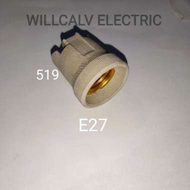 FITING LAMPU KERAMIK E27 / FITING KERAMIK E27 FITING E27 519
