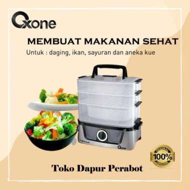 Oxone Alat Kukus Penghangat Makanan Food Steamer Kukusan Listrik