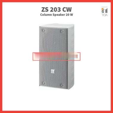Column Speaker TOA ZS-203 CB / CW (20W) - Hitam Putih