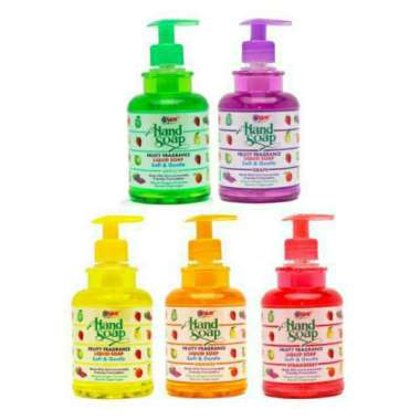 Yuri Hand Soap Pump Botol 410ml All Variant Lemon