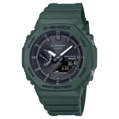 CASIO G-SHOCK Smartphone Mobile Link Tough Solar Carbon Core Guard Original Jam Tangan Pria [GA B210
