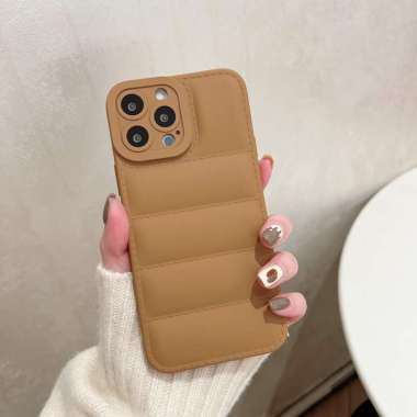 Case iPhone 13 Pro Max / Puffer Case North Face Khaki
