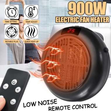 Pemanas suhu ruangan penghangat ruangan dengan remote control heater room Element pemanas udara