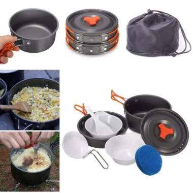 GROSIR cooking set DS-200 LWY Nesting OUTDOOR DS 200 DS200 MISTING