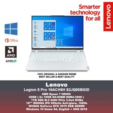 Lenovo Legion5Pro BGID AMDRyzen7 5800 32GB 1TB SSD NVIDIA RTX3070 8GB