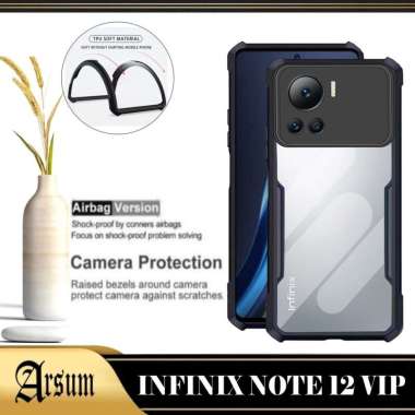 PROMO Case INFINIX NOTE 12 VIP Transparan Softcase Casing INFINIX NOTE 12 VIP INF NOTE12VIP Hitam