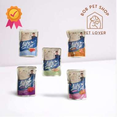 LIFE CAT POUCH BAIM WONG 85GR WET FOOD MAKANAN KUCING - KITTEN TUNA