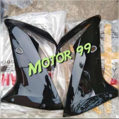 FAIRING SAYAP DEPAN LUAR R15 V3 vva hitam glosy sepasang original yama