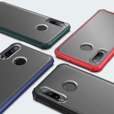 HUAWEI P30 LITE SOFT HARD CASE MATTE FROSTED TRITONE SERIES WLONS Biru