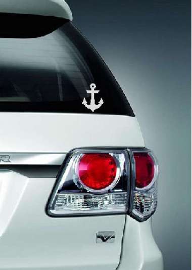 Stiker Jangkar Kapal Club Kaca Mobil Belakang Cutting Sticker Motor