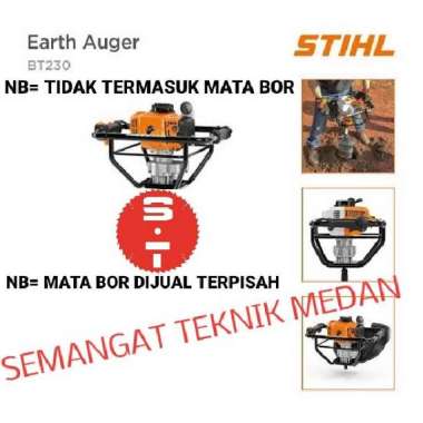 BT230 MESIN ALAT BOR TANAH BIOPORI EARTH AUGER STIHL BT 230 UNIT ONLY