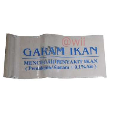 plastik garam garem ikan aquarium aquascape