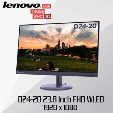 LED Monitor LENOVO 24 inch D24-20 GARANSI RESMI