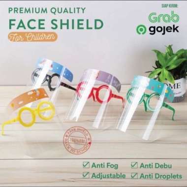 Face shield kacamata anak karakter Multicolor