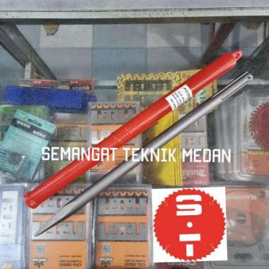 MATA BOR PAHAT BETEL SDS MAX CHISEL BOBOK POINT RUNCING 400mm SOLID