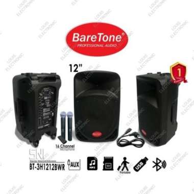 Speaker Aktif Portable BareTone 12 Inch 12Bwr BT-3H1212BWR